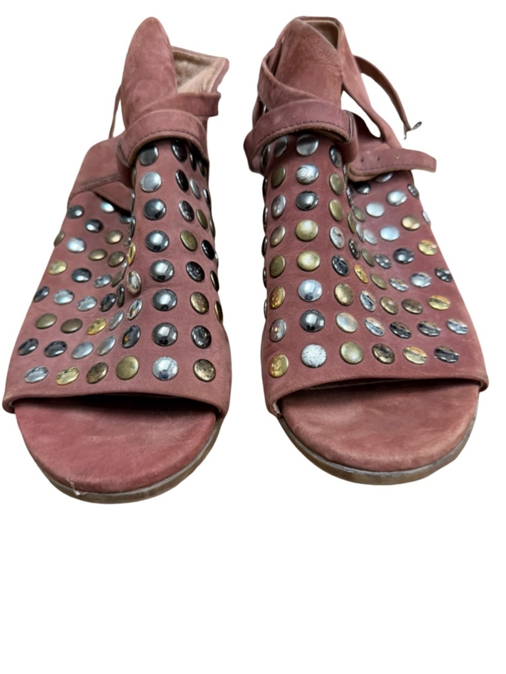 Free People Gemma Studded Perforated Suede Sandals
Size 39 / Size 8 - 8.5 US - Picture 8 of 16